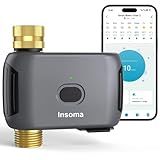 Insoma WiFi Water Timer for Garden Hose, Smart Sprinkler Timer, APP Remote Control WiFi Hose Timers, Voice Control with Alexa, Rain Delay and Manual Mode for Yard Lawn Watering