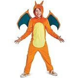 Disguise Pokemon Charizard Costume, Official Pokemon Costume for Kids, Medium (7-8)