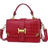 LL LOPPOP Women's Small Classy Crossbody Bag Purse Top Handle Handbags Leather Satchel Bags for Women with Adjustable Strap