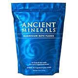 Ancient Minerals Magnesium Bath Flakes – Pure Zechstein Magnesium Chloride for Soaking and Whole-Body Replenishment, 8 lb Bag