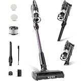 CANDY Cordless Vacuum Cleaner,45Mins Vacuum Cleaners for Home,Stick Vacuum,Strong Suction,Removeable Battery,Anti-Tangle,One Click Clean,Lightweight Handheld for Hardwood Floor Carpet Pet Hair Car