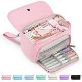 Sooez Super Large Pencil Case, Big Capacity Pencil Bag with 3 Compartments