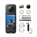 Insta360 X4 Invisible Dive Bundle - 8K Waterproof 360 Action Camera, 4K Wide-Angle Video, Invisible Selfie Stick, Removable Lens Guards, 135 Min Battery Life, AI Editing, Stabilization