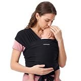 Momcozy Baby Wrap Carrier, Easy-On 2-Piece Design, Newborn to 33 lb