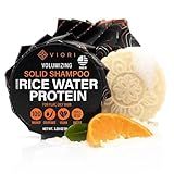 Viori Citrus Yao™ Clarifying Shampoo Bar with Rice Water & Rice Protein | Sulfate-Free Solid Shampoo for Oily Hair, Hair Growth & Volume | Vegan, Plastic-Free, Travel Friendly
