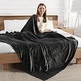 Heated Blanket Full Size Electric Blanket 72" X 84" with 5 Heating Level & 10 Hour Auto Off, Ultra-Warm Selected Flannel Heating Blanket for Adults, Machine Washable, Gifts for Grandma(Charcoal Grey)