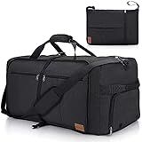 120L Foldable Collapsible Waterproof Travel Duffel Bag for Men and Women with Shoe Compartment