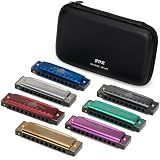 JDR Blues Harmonica Set of 7 Key of C D E F G A and Bb 10 Holes