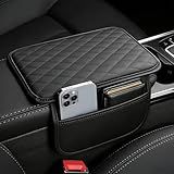 swardroof Center Console Cover with 2 Storage Bags, Universal Arm Cover for Car Pad Middle Console Cover, Scratch-Resistant & Waterproof, Easy to Clean