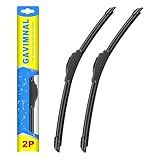 Gavimnal® 28"+17" Silicone Wiper Blades Replacement For Nissan Altima 2007-2015,Maxima 2009-2014,All-Season Front Windshield Wiper Blades(Set of 2)