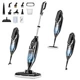 Steam Mop, 12-in-1 Powerful Handheld Steam Cleaner Detachable Steam Mops for Floor Cleaning, 565ML Removable Tank, 23FT Power Cable, MultiPurpose Steamer for Hardwood, Tile, Grout, Furniture