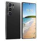 TryFirst 4G Smartphone Unlocked, 6.6'' HD Display, 4GB+32GB Expand to 256GB, Dual SIM, 21MP+13MP Camera, Android 12.0, Type-C Fast Charging, Face ID,OTG,GPS,4G Mobile Phone (Black)