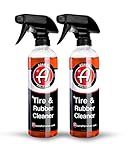 Adam's Polishes Tire & Rubber Cleaner (2-Pack) - Removes Discoloration from Tires Quickly - Works Great on Tires, Rubber & Plastic Trim, and Rubber Floor Mats