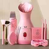 Facial Steamer Spa Kit (17-Pcs), Face Steamer for Facial Deep Cleansing