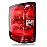 Lathsy Tail Light Compatible With 2014-2019 Chevy Silverado 1500 2500 HD GMC Sierra 3500 HD Left Driver Side Taillight Replace 23431875 Halogen
