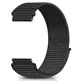 20mm Nylon Band Compatible with Garmin Vivoactive 5 Watch Bands,Soft Quick Release Strap Breathable for Vivoactive 3/Vivoactive 6/Venu Sq/Sq 2/Sq Music/2 Plus,Approach S50/S40/S44/S70 42mm Women Men