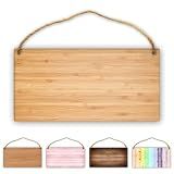 DYAGSIO Customized Wood Signs, Blank Wooden Board, 12"x6"