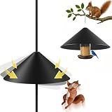 GIEERE 19 Inch Metal Squirrel Baffle for Bird Feeder Pole