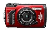 OM System OLYMPUS Tough TG-7 Red Underwater Camera, Waterproof, Freeze Proof, High Resolution Bright, 4K Video 44x Macro Shooting (Successor Olympus TG-6)