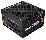 Rosewill VMG 850W 80+ Gold, ATX 3.0 & 3.1 Compatible, Full Modular Low-Noise Power Supply, PCIe 5.1 12V-2x6 Connector, 100% Japanese Electrolytic Capacitor, 120mm FDB Silent Fan - 5 Year Warranty
