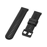Watchband Compatible with Garmin Forerunner 945 and 935 Replacement Band - Black Silicone Strap (30#)