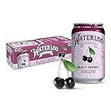 Waterloo Sparkling Water, Black Cherry Naturally Flavored, 12 Fl Oz Cans (Pack of 12) – Zero Calories and Zero Sugar or Sweeteners