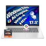 HP 17 Inch Touchscreen Laptop, 32GB RAM & 1TB SSD, AMD Ryzen 5 7430U 6-core