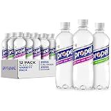 Propel, 3 Flavor Variety Pack, Zero Calorie Sports Drinking Water with Electrolytes and Vitamins C&E, 16.9 Fl Oz (Pack of 12)