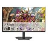 Dell 27 240Hz Gaming Monitor - SE2726HG - 27-inch FHD (1920x1080) 240Hz Display, in-Plane Switching (IPS) Technology, AMD FreeSync Premium, TÜV 3-Star, 2X HDMI, DisplayPort 1.4, Tilt