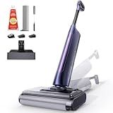 Ultenic Wet Dry Vacuum Cleaner, Vacuum Mop for Wet & Dry Messes, 180° Lay-Flat & Auto Self-Cleaning, 60Mins Runtime ＆ Edge-Cleaning, Anti-Tangle Roller for Hard Floor and Pet Hair, AC1 TriFlex