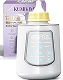 12 in 1 Fast Baby Bottle Warmer with Even Heating No Hot Spots, Night Mode, Sterili-zing, Constant Temp Milk Warmer for Breastmilk & Formula, Fits All Bottles Grey