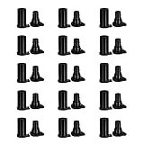 ELFCULB Solar Panel Connector Cap Weather Resistant Dust Male and Female Cap for Solar Panel Connector (15 Pairs)