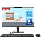 Lenovo IdeaCentre 24" FHD All-in-One Desktop Computer, Intel N100 Processor