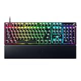 Razer Huntsman V3 Pro Esports Gaming Keyboard: Analog Optical Switches - Razer Snap Tap - Rapid Trigger - Adjustable Actuation - Media Keys & Dial - Doubleshot PBT Keycaps - Wrist Rest - Black