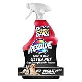 Resolve Ultra Pet Carpet Cleaner Spray, Pet Stain Remover, 32oz