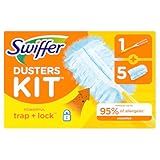 Swiffer Dusters Starter Kit, Kit Includes 1 Handle and 5 Dusters