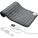 Electric Heating pad for Back Neck Shoulder Knee Arms Legs- Electric Heat Pads with 6 Heat Settings & Auto Shut Off &Dry/Moist Heat Heating Pad for Birthday Mother Father Girl Men Women