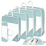 SWIHELP Compression Packing Cubes for Suitcases Travel Luggage Organizer Packing For Storage Clothes Shoes