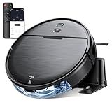 Robot Vacuum Cleaner and Mop Combo, 2-in-1 Robotic Vacuums with APP/WiFi/Remote, Robot Vacuum with Strong Suction, Mopping, Schedule, Self-Charging, Quiet, for Hard Floor, Pet Hair, Low Pile Carpet