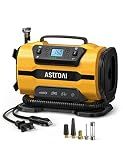 AstroAI Tire Inflator Portable Air Compressor, 12V DC/120V AC Dual Power