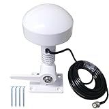 SignalPlus Boat GPS Navigation Antenna for Marine, 16.5FT Cable, BNC