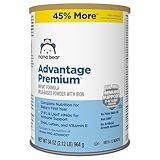 Amazon Brand - Mama Bear Advantage Premium Baby Formula Powder, 2'-FL HMO, LNnT HMOs for Immune Support, Non-GMO, 34 oz (Pack of 1)
