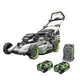 EGO POWER+ Electric Lawn Mower, Self-Propelled Cordless with Select Cut and Touch Drive, Includes (2) 56V 6.0Ah Batteries and Rapid Charger - LM2134SP-2