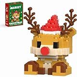 HGCYCF Christmas Reindeer Building Blocks Set Compatible with Lego Advent Calendar 2025 Stacking New Toys Holiday Present Box New Year Xmas Gifts for Kids for Boys & Girls and Adults