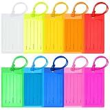 10 Pack Luggage Tags for Suitcases, Airplane Travel Essentials