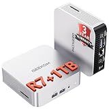 GEEKOM A8 Mini PC, Ryzen 7 8745HS, 16GB DDR5 Upgradeable RAM, 1TB SSD