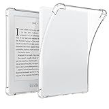 BOZHUORUI Clear Case for Kindle 8th Generation (2016 Released,Model SY69JL) - Lightweight TPU Transparent Flexible Soft Back Cover (Clear)