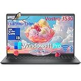Dell 15 15.6" Laptop Computer for Home and Business Student, 13th Gen Intel 5-Core CPU (Beat i5-1145G7), 32GB DDR4 RAM, 1TB PCIe SSD, Vostro 3530 120Hz FHD, WiFi, RJ45, Type-C, HDMI, Windows 11 Pro