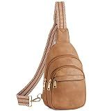 BOSTANTEN Sling Bag for Women Leather Crossbody Bags Fanny Pack for Travel