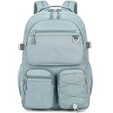 Lohol Water Resistant Backpack with Mulitiple Pockets for School Travel Outdoor College, 15.6 inch Laptop Daypack for Men and Women (Blue)